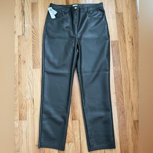 Aritzia Wilfred Melina Pant Tall Dark Olive